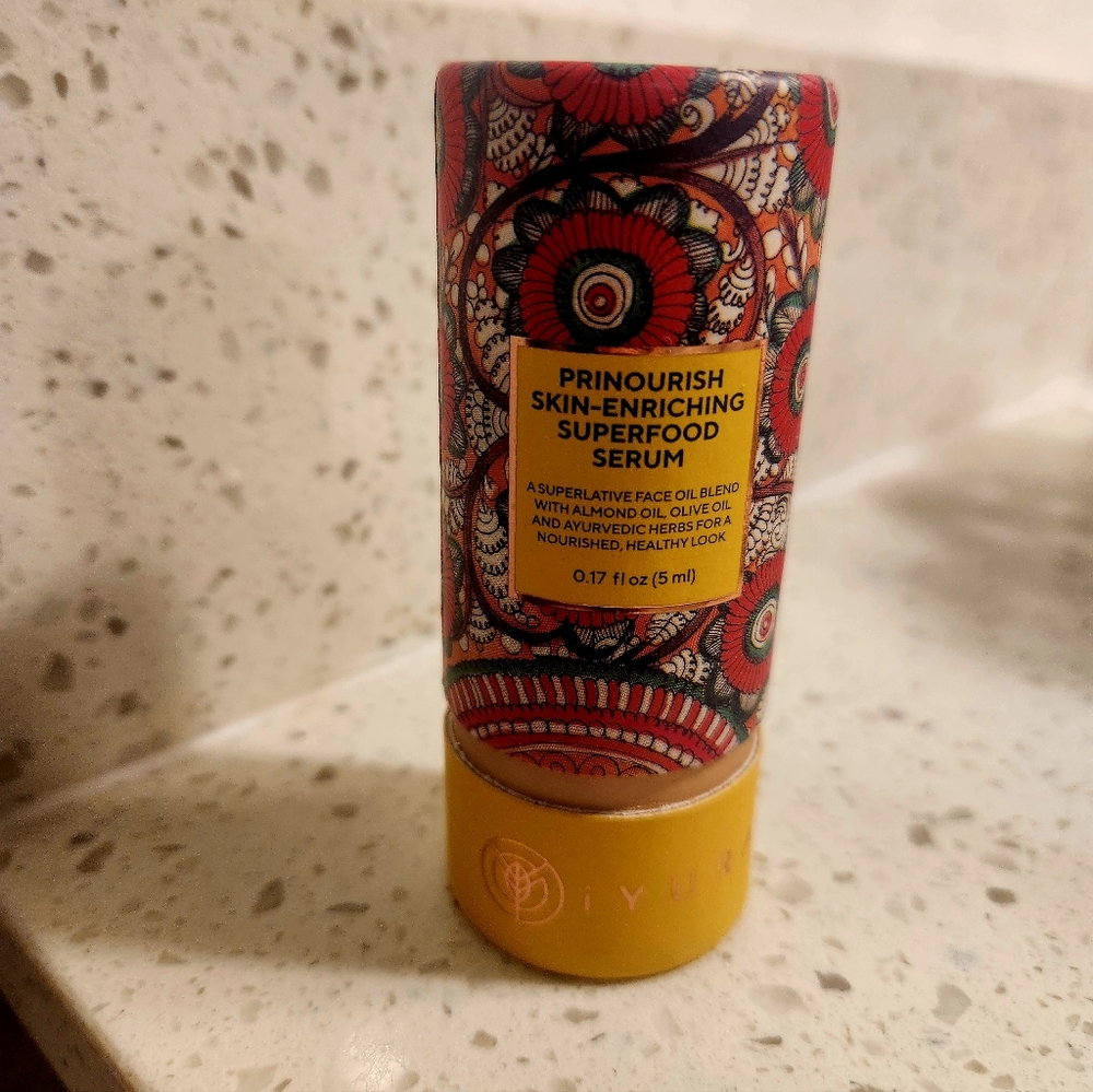 iYURA Prinourish Skin-Enriching Ayurvedic Moisturizing Superfood Serum 0.17 oz